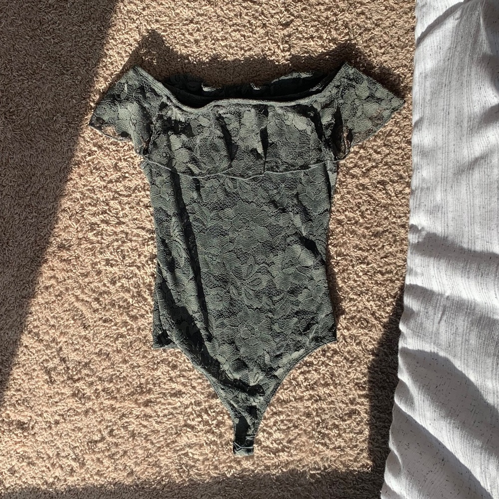 Off the shoulder bodysuit